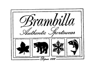 BRAMBILLA AUTHENTIC SPORTSWEAR DEPUIS 1932 logo