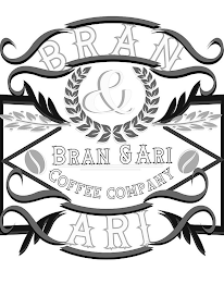 BRAN & ARI BRAN & ARI COFFEE COMPANY logo