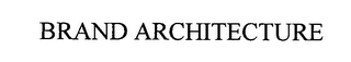 BRAND ARCHITECTURE logo
