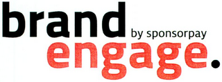 BRAND BY SPONSORPAY ENGAGE. logo