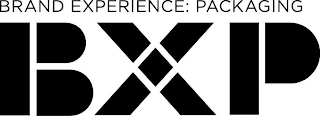 BRAND EXPERIENCE: PACKAGING BXP logo