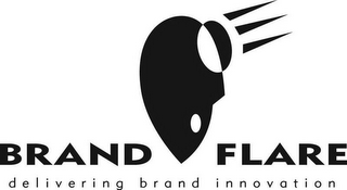 BRAND FLARE DELIVERING BRAND INNOVATION logo