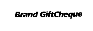 BRAND GIFTCHEQUE logo