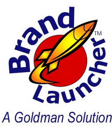 BRAND LAUNCHER A GOLDMAN SOLUTION logo