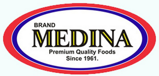 BRAND MEDINA PREMIUM QUALITY FOODS SINCE 1961. logo