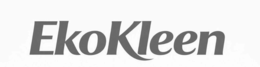 BRAND NAME IS WRITTEN AS EKOKLEEN, USING AN UPPERCASE E FOR “EKO” AND AN UPPERCASE K FOR “KLEEN" logo