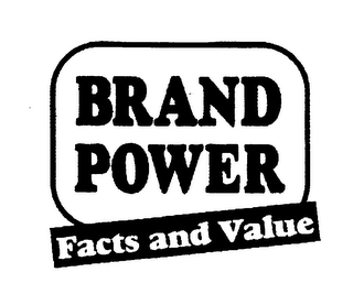 BRAND POWER FACTS AND VALUE logo