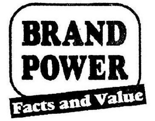 BRAND POWER FACTS AND VALUE logo