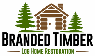 BRANDED TIMBER LOG HOME RESTORATION logo