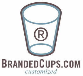 BRANDEDCUPS.COM CUSTOMIZED logo