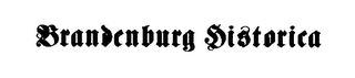 BRANDENBURG HISTORICA logo