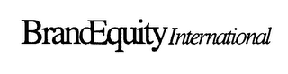 BRANDEQUITY INTERNATIONAL logo
