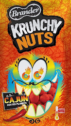 BRANDER KRUNCHY NUTS CAJUN COATED PEANUTS MEDIUM MEDIO logo