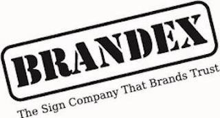 BRANDEX THE SIGN COMPANY THAT BRANDS TRUST logo
