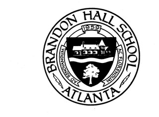 BRANDON HALL SCHOOL ATLANTA 1959 logo