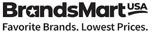 BRANDSMART USA FAVORITE BRANDS. LOWEST PRICES. logo