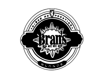 BRAN'S BEER LABEL logo