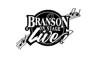 BRANSON ON STAGE LIVE logo