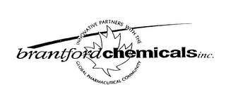 BRANTFORD CHEMICALS INC. INNOVATIVE PARTNERS WITH THE GLOBAL PHARMACEUTICAL COMMUNITY logo