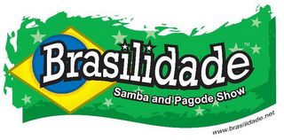 BRASILIDADE SAMBA AND PAGODE SHOW WWW.BRASILIDADE.NET logo