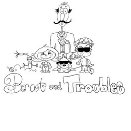BRAT AND TROUBLES logo