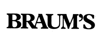 BRAUM'S logo