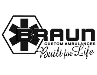 BRAUN CUSTOM AMBULANCES BUILT FOR LIFE logo