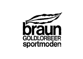 BRAUN GOLDLORBEER SPORTMODEN logo