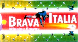 BRAVA ITALIA WINNING ENERGY GOAL! logo