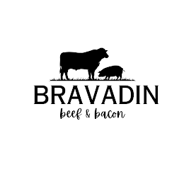 BRAVADIN BEEF & BACON logo