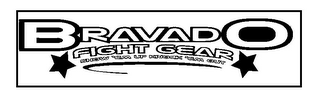 BRAVADO FIGHT GEAR SHOW 'EM UP KNOCK 'EM OUT logo