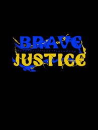 BRAVE BOLD BRILLIANT LEGENDARY JUSTICE logo