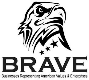 BRAVE BUSINESSES REPRESENTING AMERICAN VALUES & ENTERPRISES logo