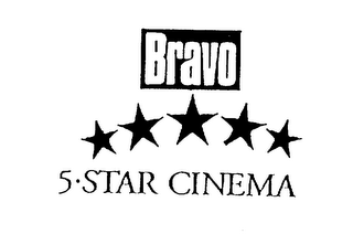 BRAVO 5-STAR CINEMA logo