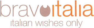 BRAVOITALIA ITALIAN WISHES ONLY logo