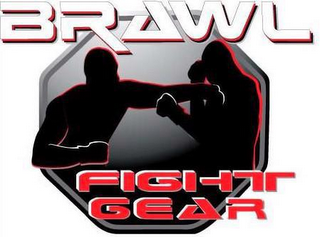 BRAWL FIGHT GEAR logo
