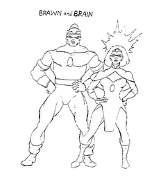 BRAWN AND BRAIN logo
