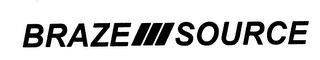 BRAZE SOURCE logo