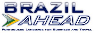 BRAZIL AHEAD PORTUGUESE LANGUAGE FOR BUSINESS AND TRAVEL logo
