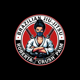 BRAZILIAN JIU-JITSU ROBERTA "CRUSH" PAIM logo