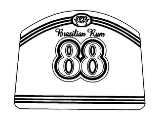 BRAZILIAN RUM 88 logo