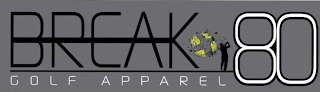 BREAK 80 GOLF APPAREL logo