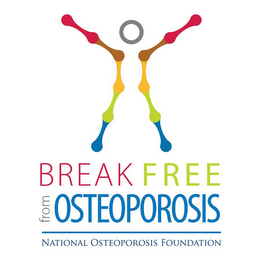 BREAK FREE FROM OSTEOPOROSIS NATIONAL OSTEOPOROSIS FOUNDATION logo