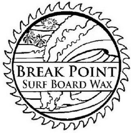 BREAK POINT SURF BOARD WAX logo