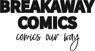 BREAKAWAY COMICS COMICS OUR WAY logo