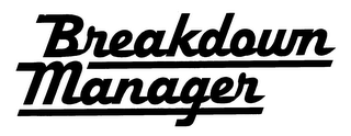 BREAKDOWN MANAGER logo