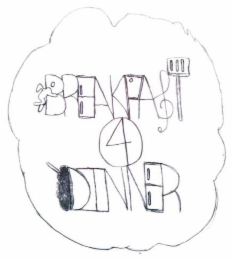 BREAKFAST 4 DINNER logo