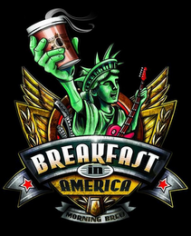 BREAKFAST IN AMERICA MORNING BREW logo