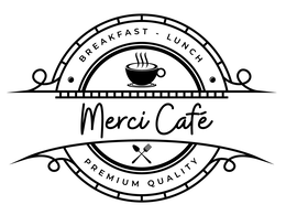 ∙ BREAKFAST - LUNCH ∙ MERCI CAFÉ PREMIUM QUALITY logo