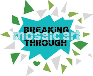 BREAKING THROUGH MOSAIC ART logo